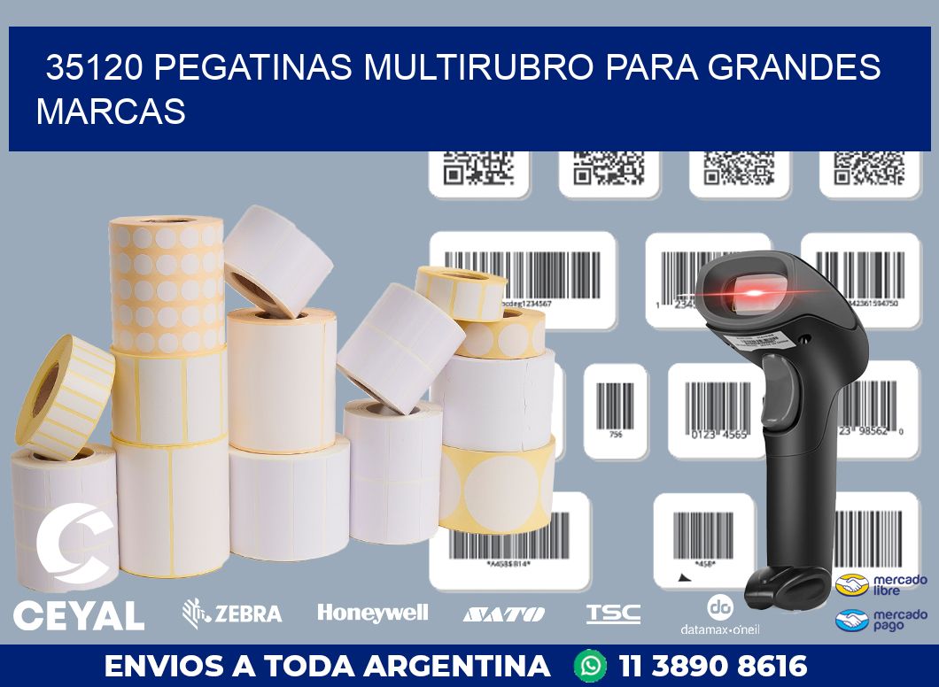 35120 PEGATINAS MULTIRUBRO PARA GRANDES MARCAS