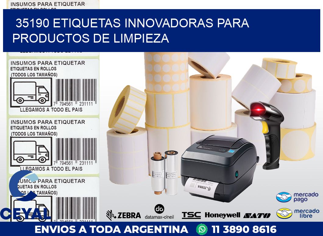 35190 ETIQUETAS INNOVADORAS PARA PRODUCTOS DE LIMPIEZA
