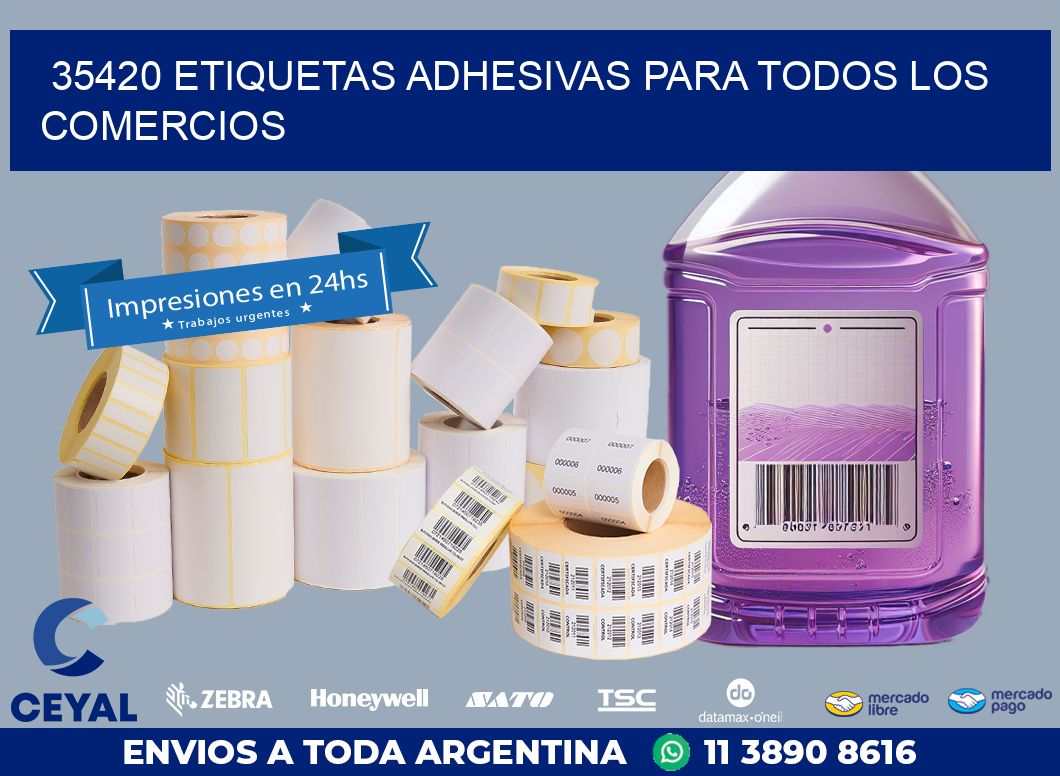 35420 ETIQUETAS ADHESIVAS PARA TODOS LOS COMERCIOS