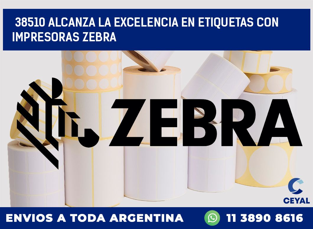 38510 ALCANZA LA EXCELENCIA EN ETIQUETAS CON IMPRESORAS ZEBRA