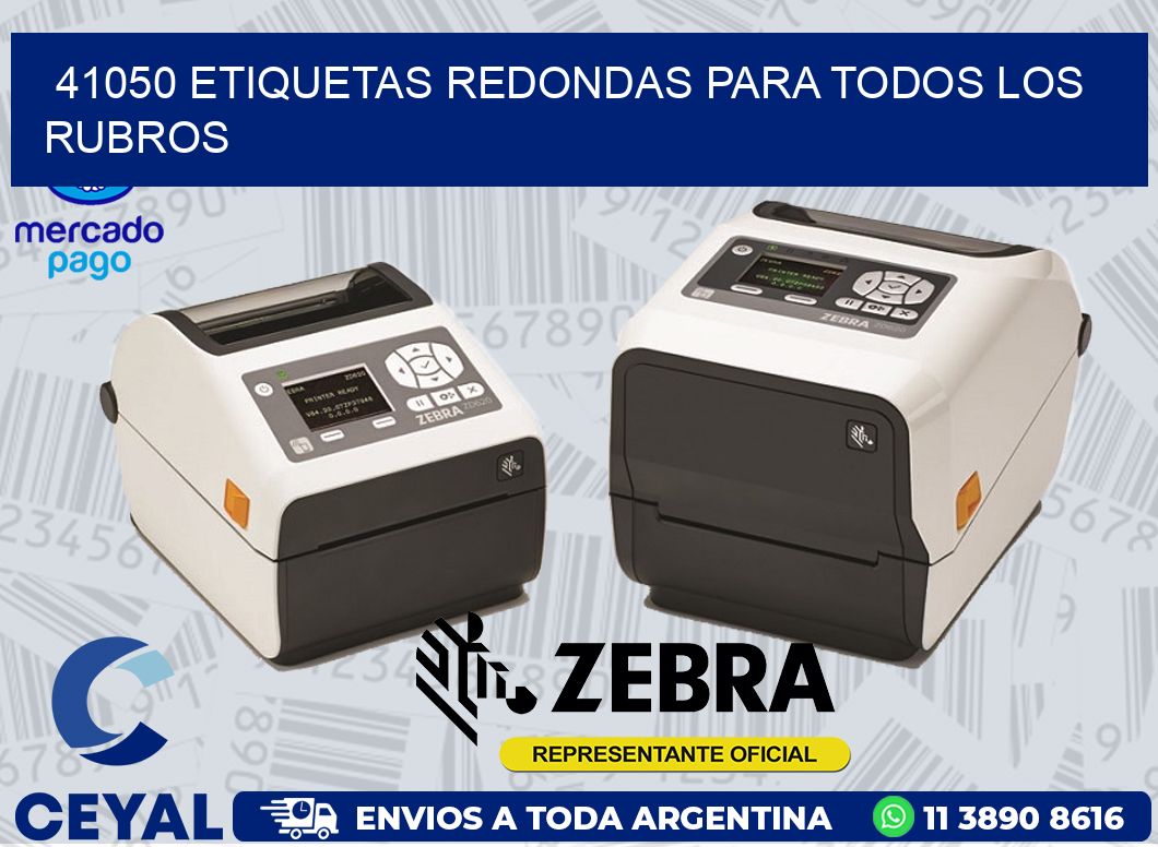 41050 ETIQUETAS REDONDAS PARA TODOS LOS RUBROS