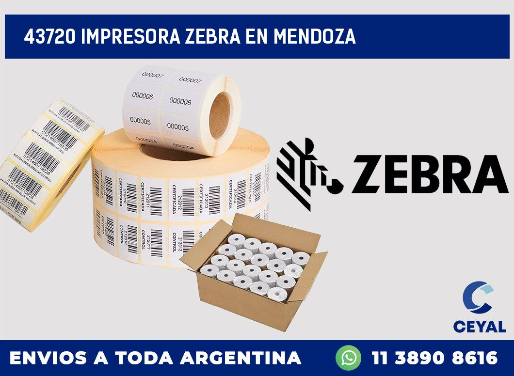 43720 IMPRESORA ZEBRA EN MENDOZA