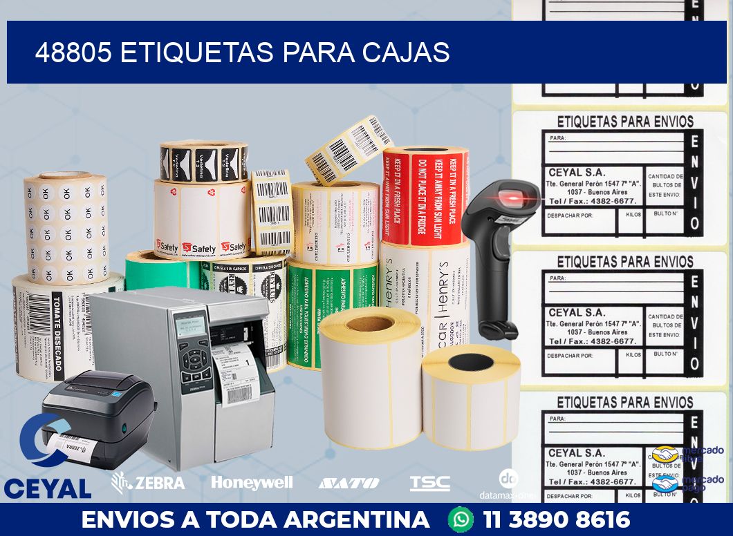 48805 ETIQUETAS PARA CAJAS