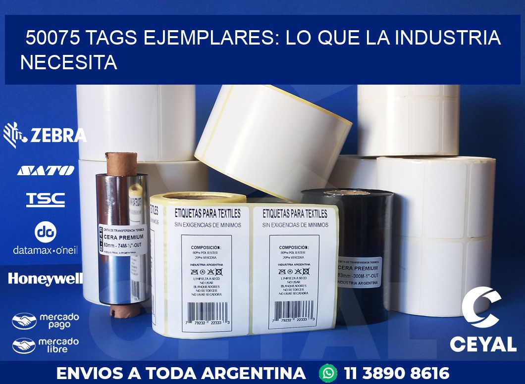 50075 TAGS EJEMPLARES: LO QUE LA INDUSTRIA NECESITA