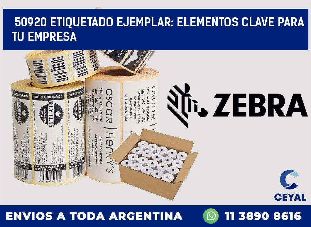 50920 ETIQUETADO EJEMPLAR: ELEMENTOS CLAVE PARA TU EMPRESA