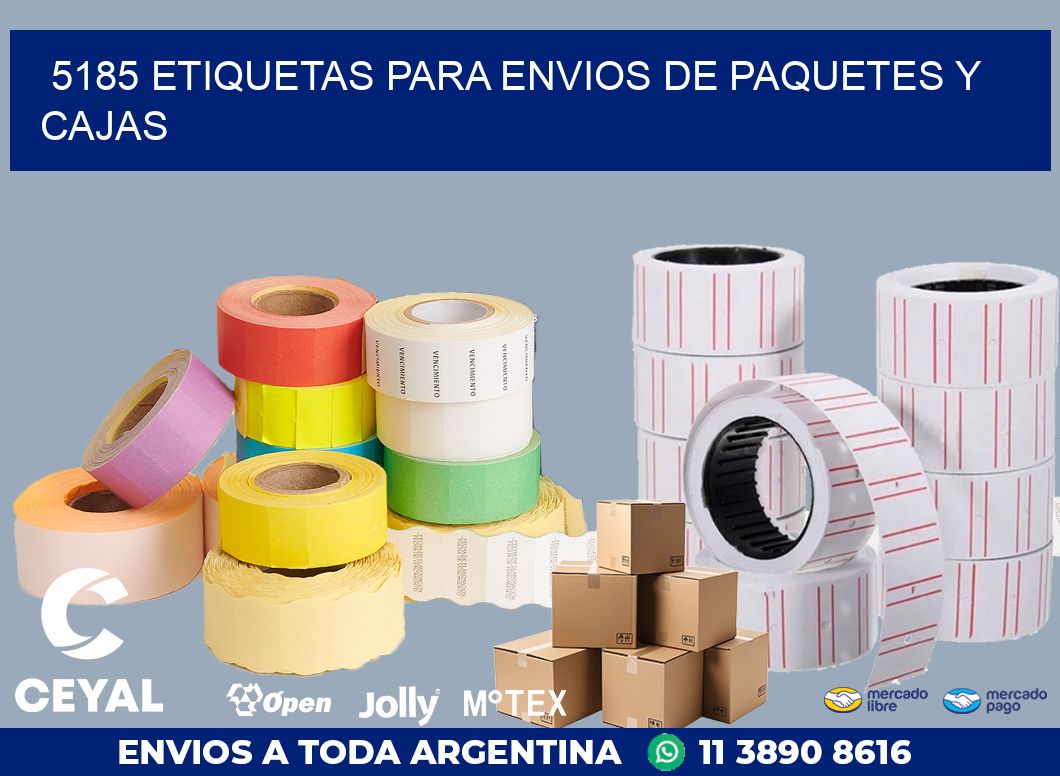 5185 ETIQUETAS PARA ENVIOS DE PAQUETES Y CAJAS