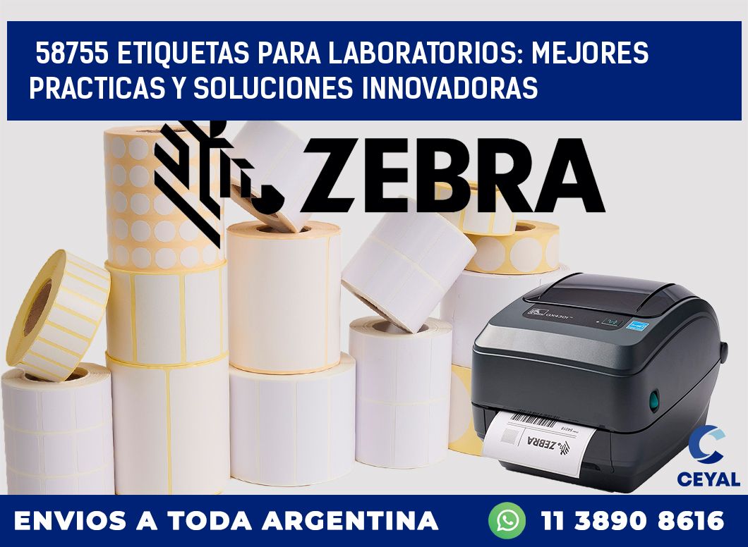 58755 ETIQUETAS PARA LABORATORIOS: MEJORES PRACTICAS Y SOLUCIONES INNOVADORAS