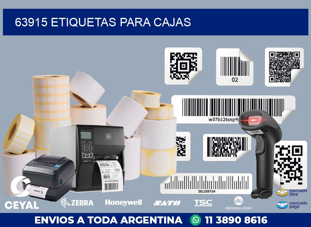 63915 ETIQUETAS PARA CAJAS