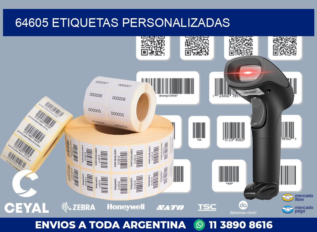 64605 ETIQUETAS PERSONALIZADAS