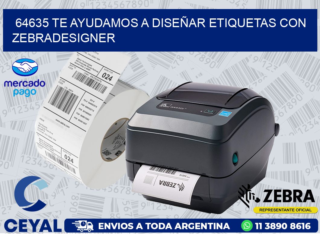 64635 TE AYUDAMOS A DISEÑAR ETIQUETAS CON ZEBRADESIGNER