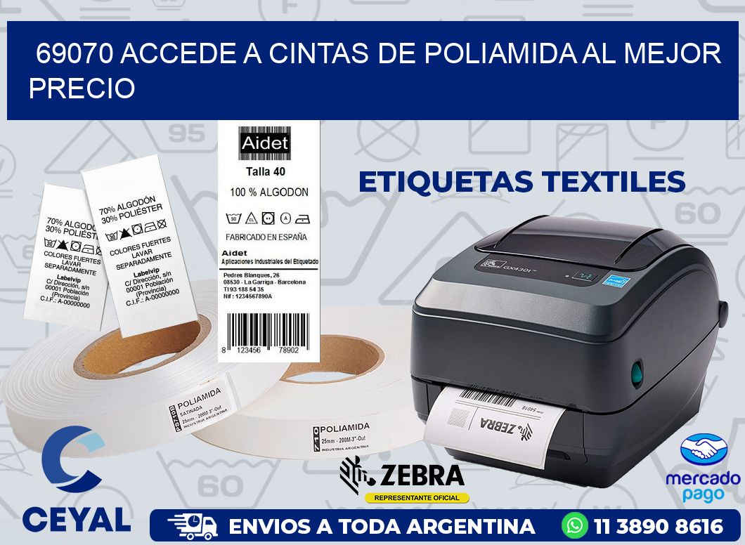 69070 ACCEDE A CINTAS DE POLIAMIDA AL MEJOR PRECIO