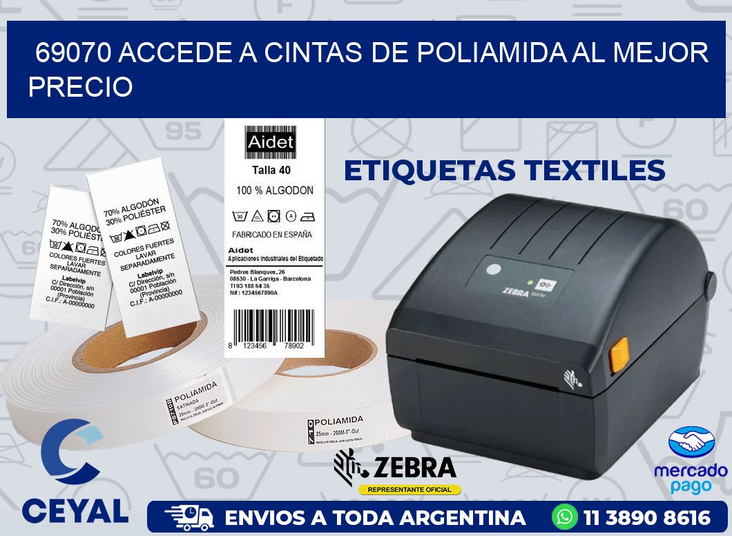 69070 ACCEDE A CINTAS DE POLIAMIDA AL MEJOR PRECIO
