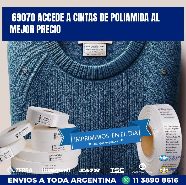 69070 ACCEDE A CINTAS DE POLIAMIDA AL MEJOR PRECIO
