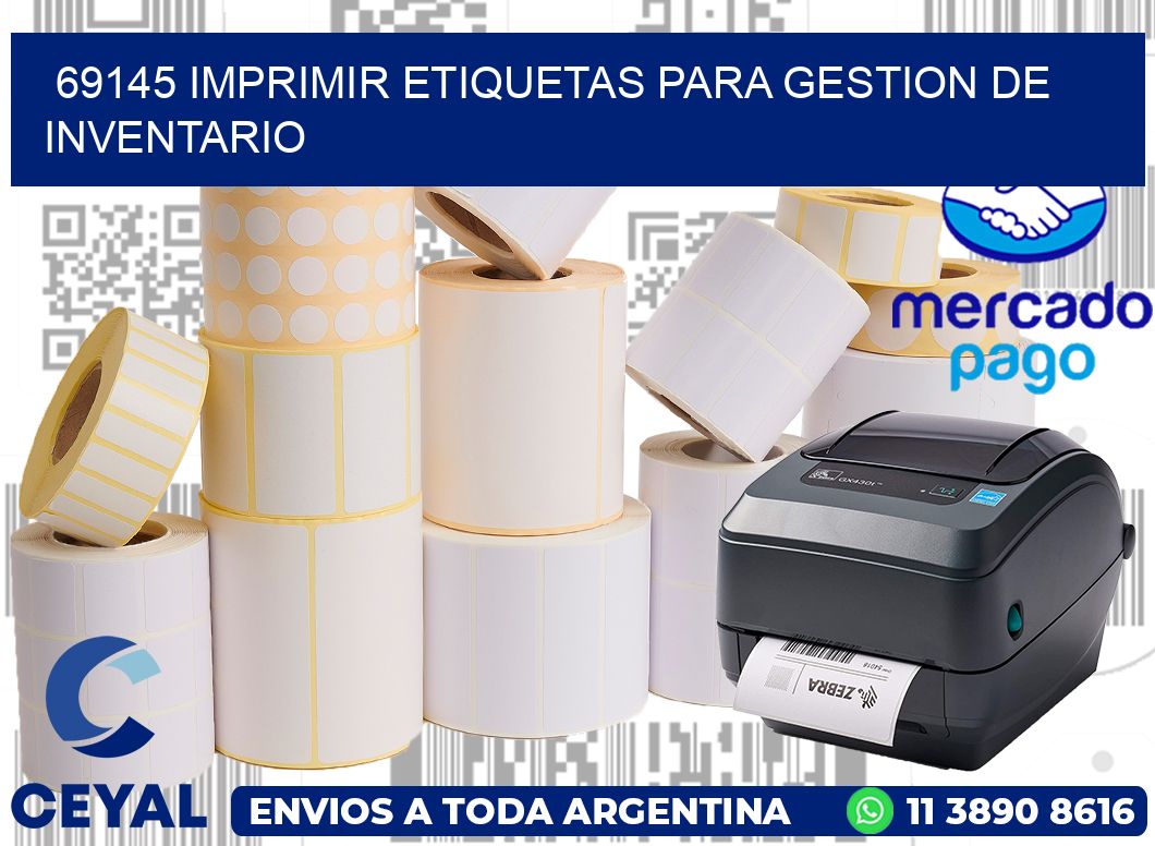 69145 IMPRIMIR ETIQUETAS PARA GESTION DE INVENTARIO
