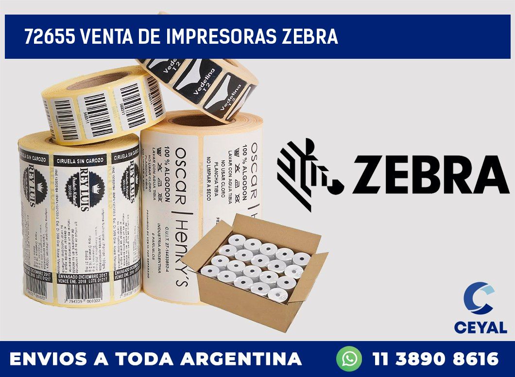72655 VENTA DE IMPRESORAS ZEBRA