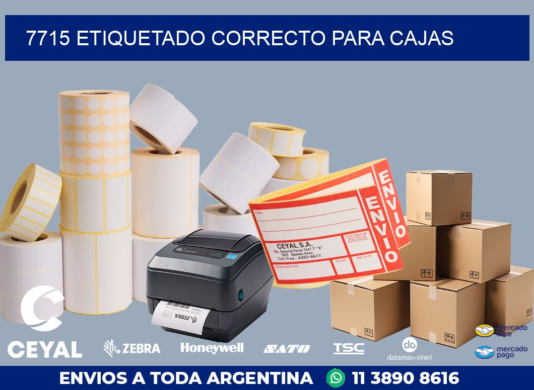 7715 ETIQUETADO CORRECTO PARA CAJAS