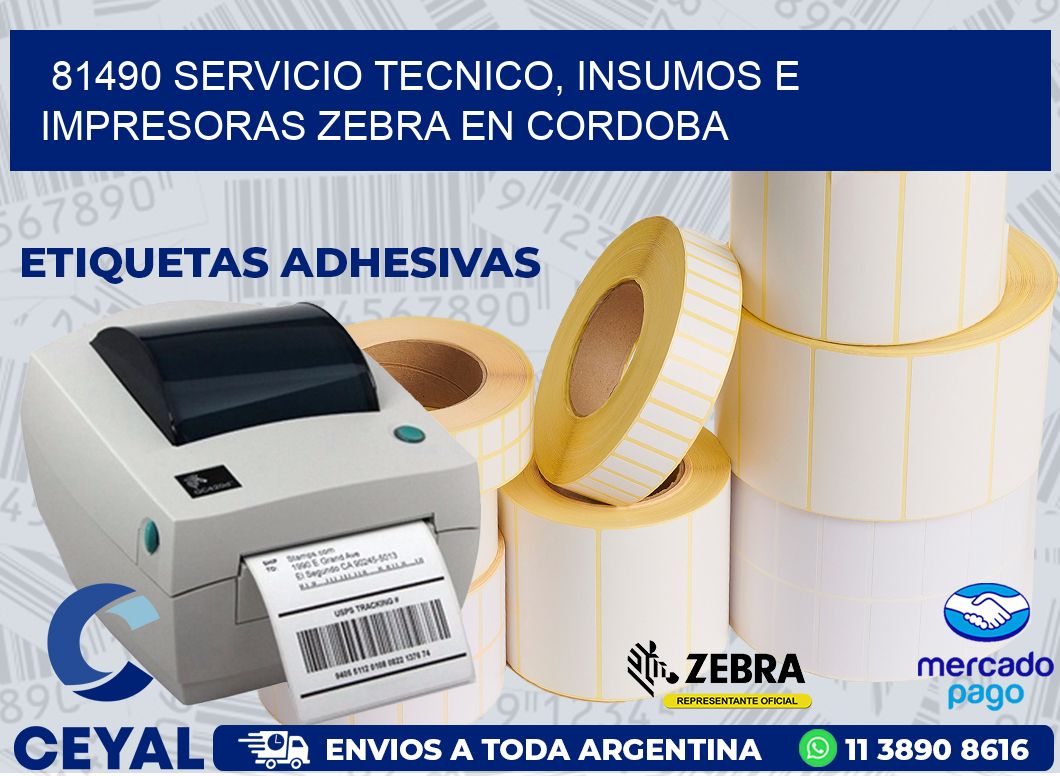 81490 SERVICIO TECNICO, INSUMOS E IMPRESORAS ZEBRA EN CORDOBA