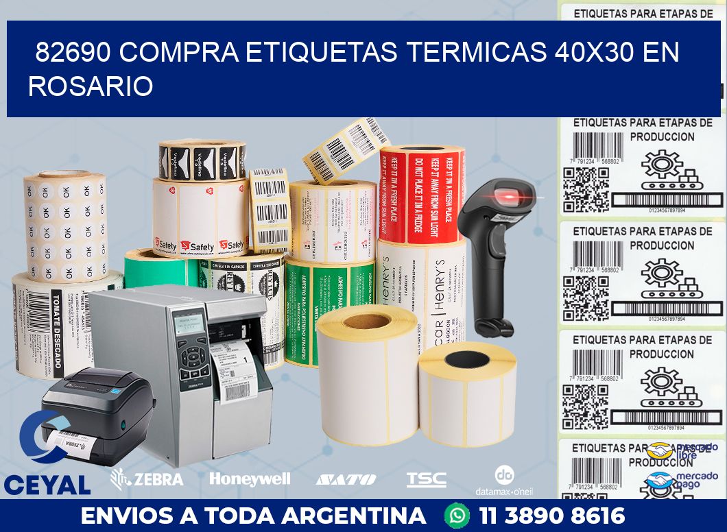 82690 COMPRA ETIQUETAS TERMICAS 40X30 EN ROSARIO