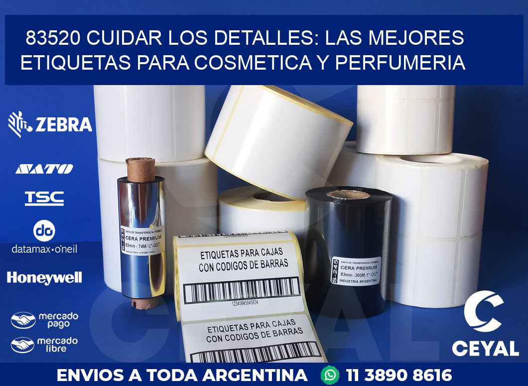 83520 CUIDAR LOS DETALLES: LAS MEJORES ETIQUETAS PARA COSMETICA Y PERFUMERIA