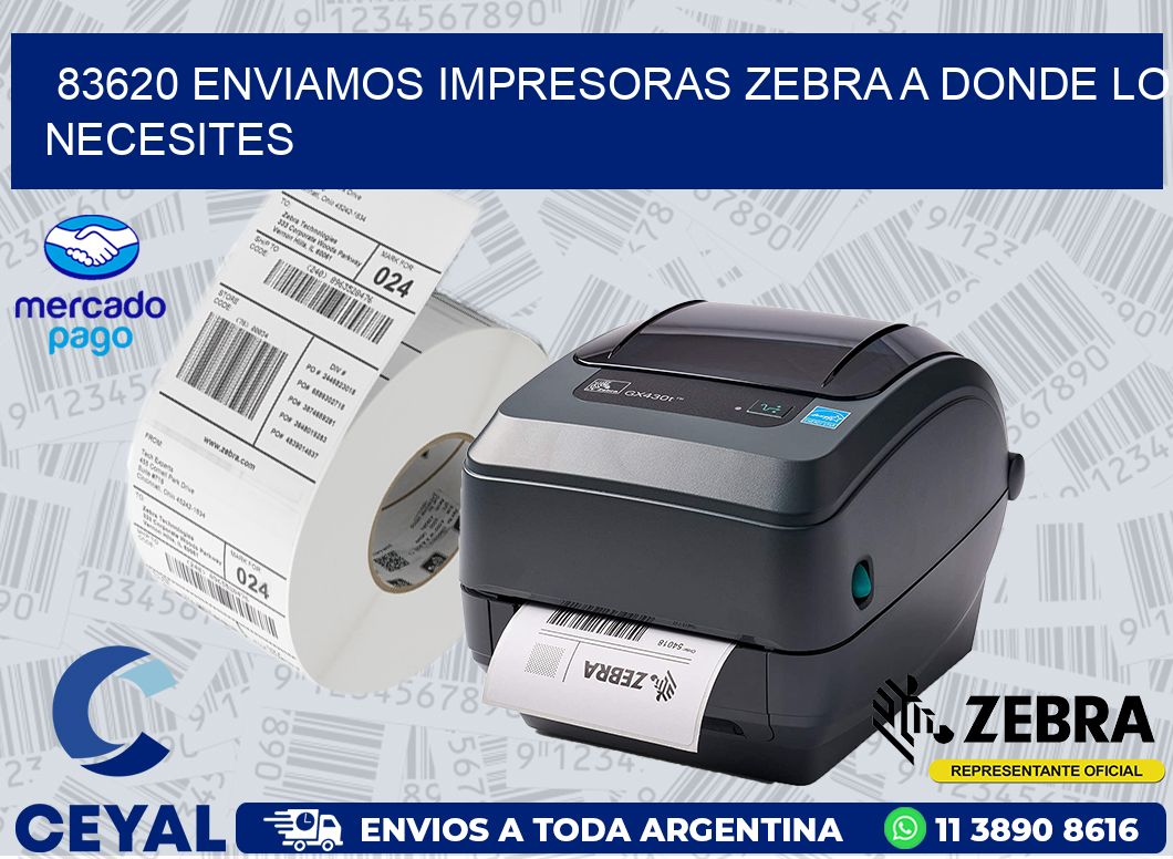 83620 ENVIAMOS IMPRESORAS ZEBRA A DONDE LO NECESITES