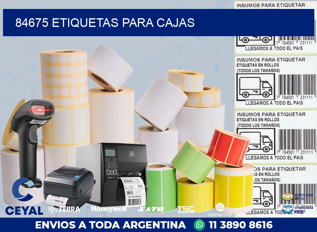 84675 ETIQUETAS PARA CAJAS