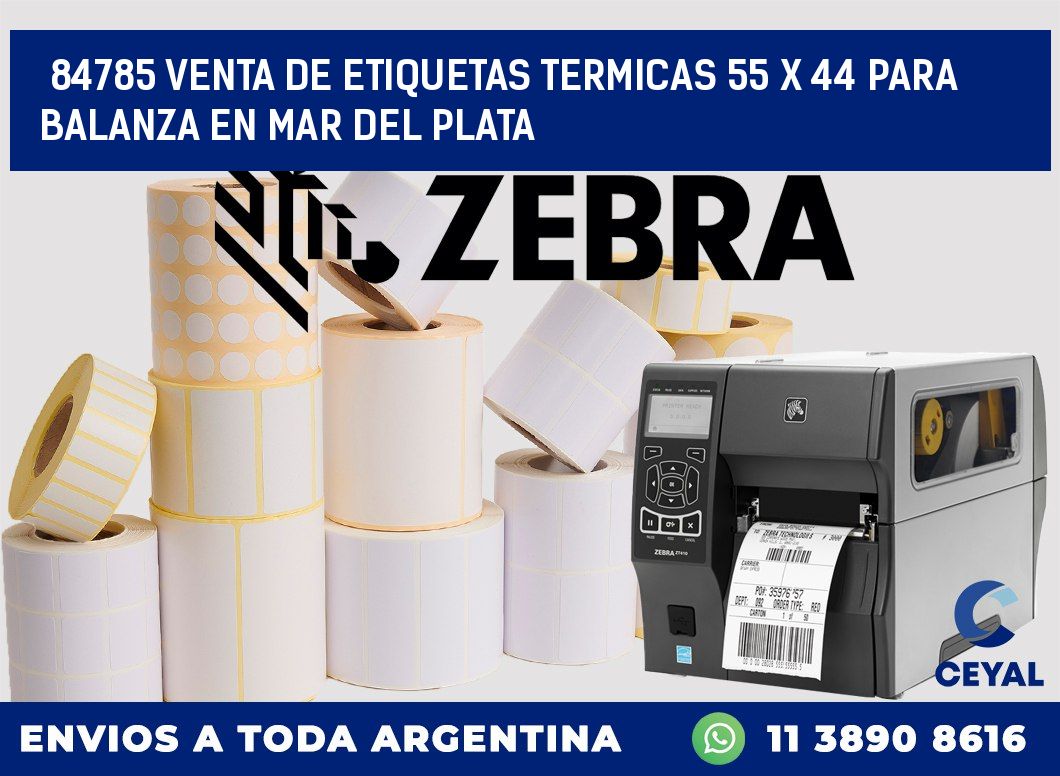 84785 VENTA DE ETIQUETAS TERMICAS 55 X 44 PARA BALANZA EN MAR DEL PLATA