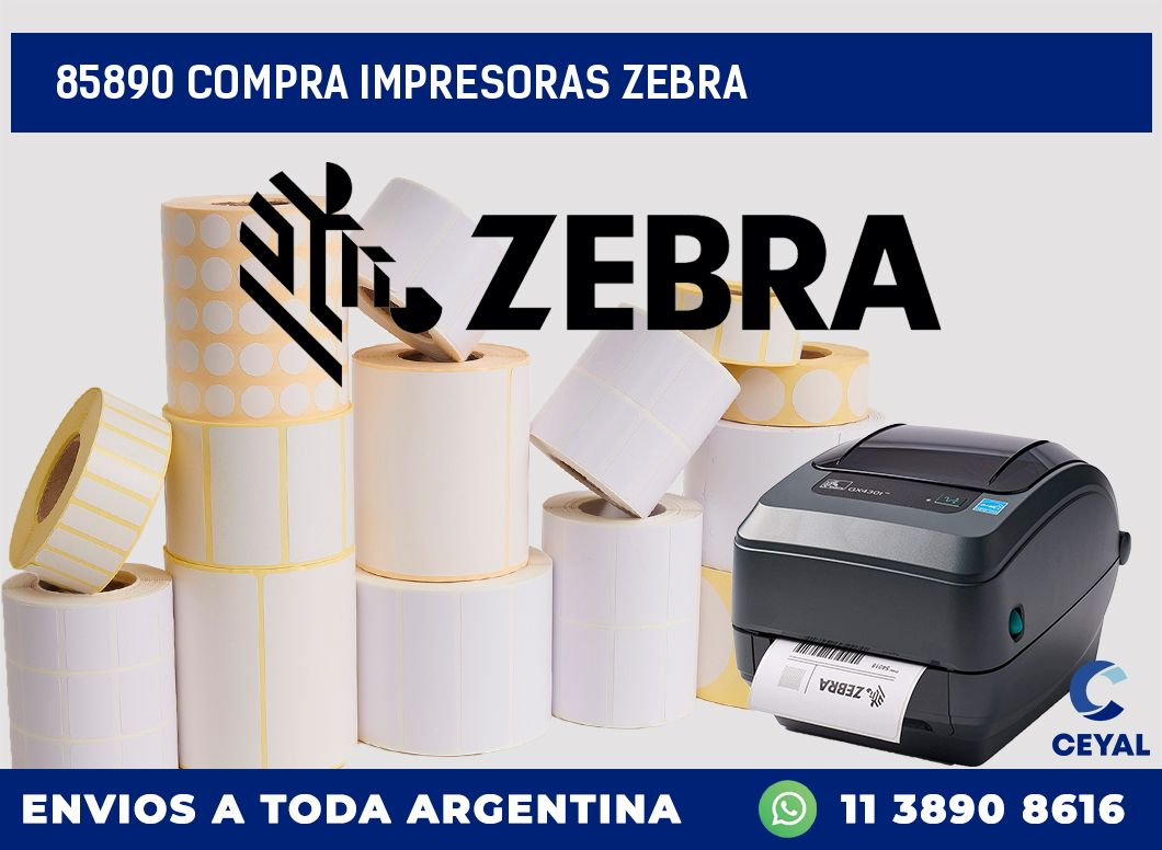 85890 COMPRA IMPRESORAS ZEBRA