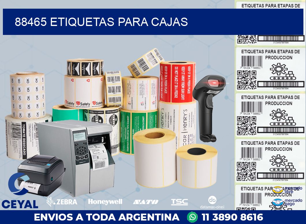 88465 ETIQUETAS PARA CAJAS