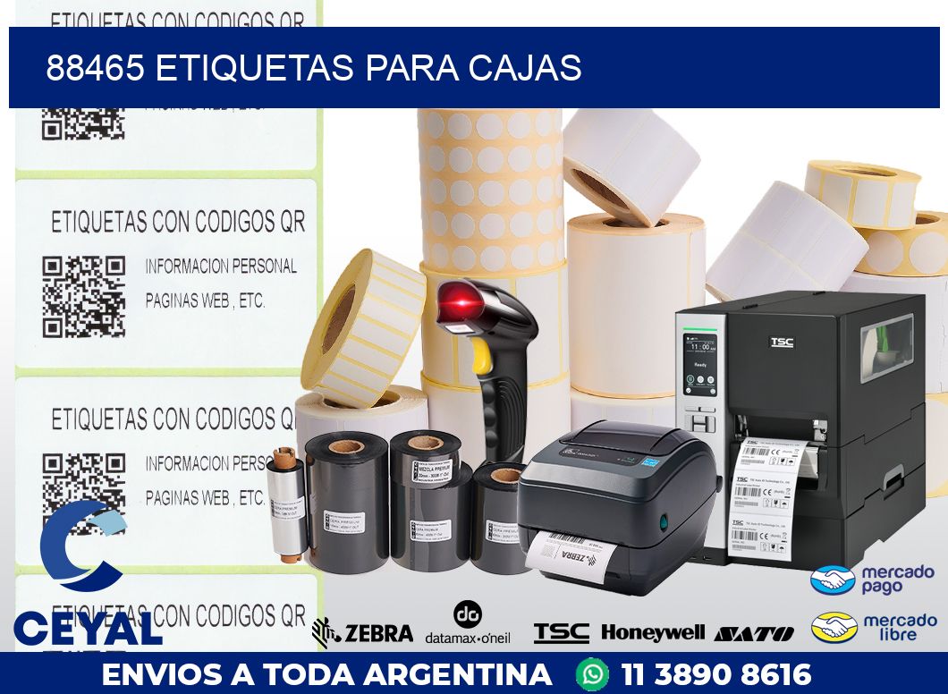 88465 ETIQUETAS PARA CAJAS