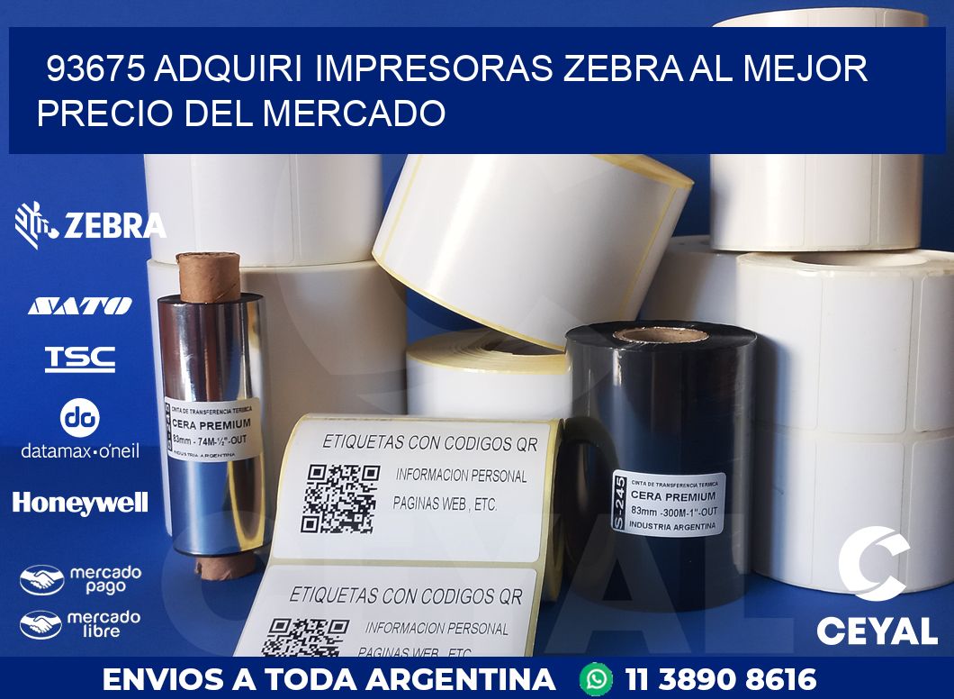 93675 ADQUIRI IMPRESORAS ZEBRA AL MEJOR PRECIO DEL MERCADO