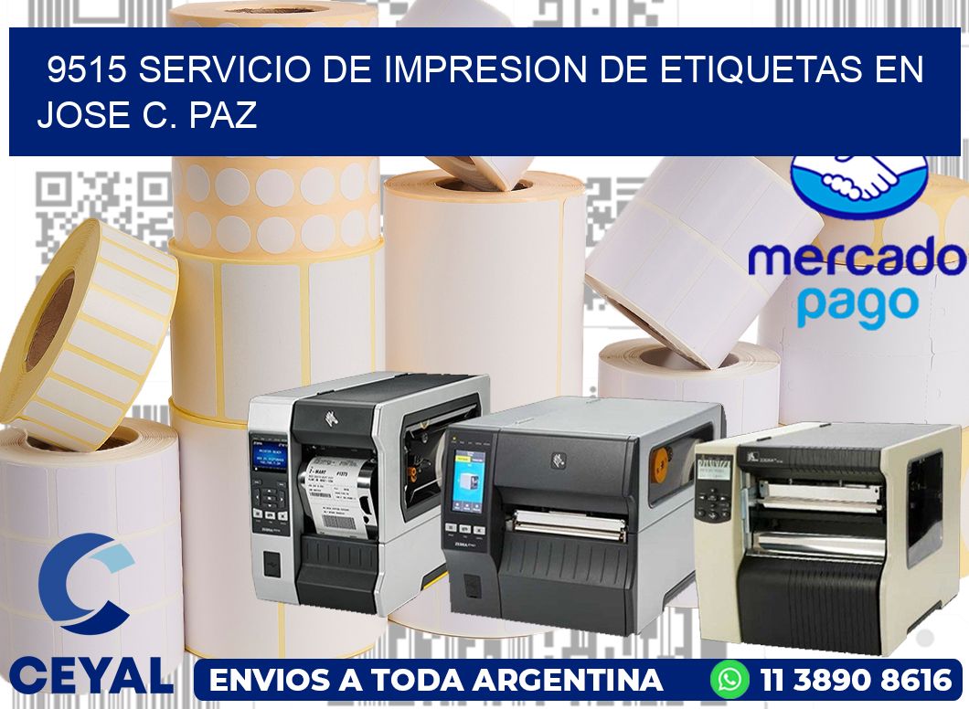 9515 SERVICIO DE IMPRESION DE ETIQUETAS EN JOSE C. PAZ