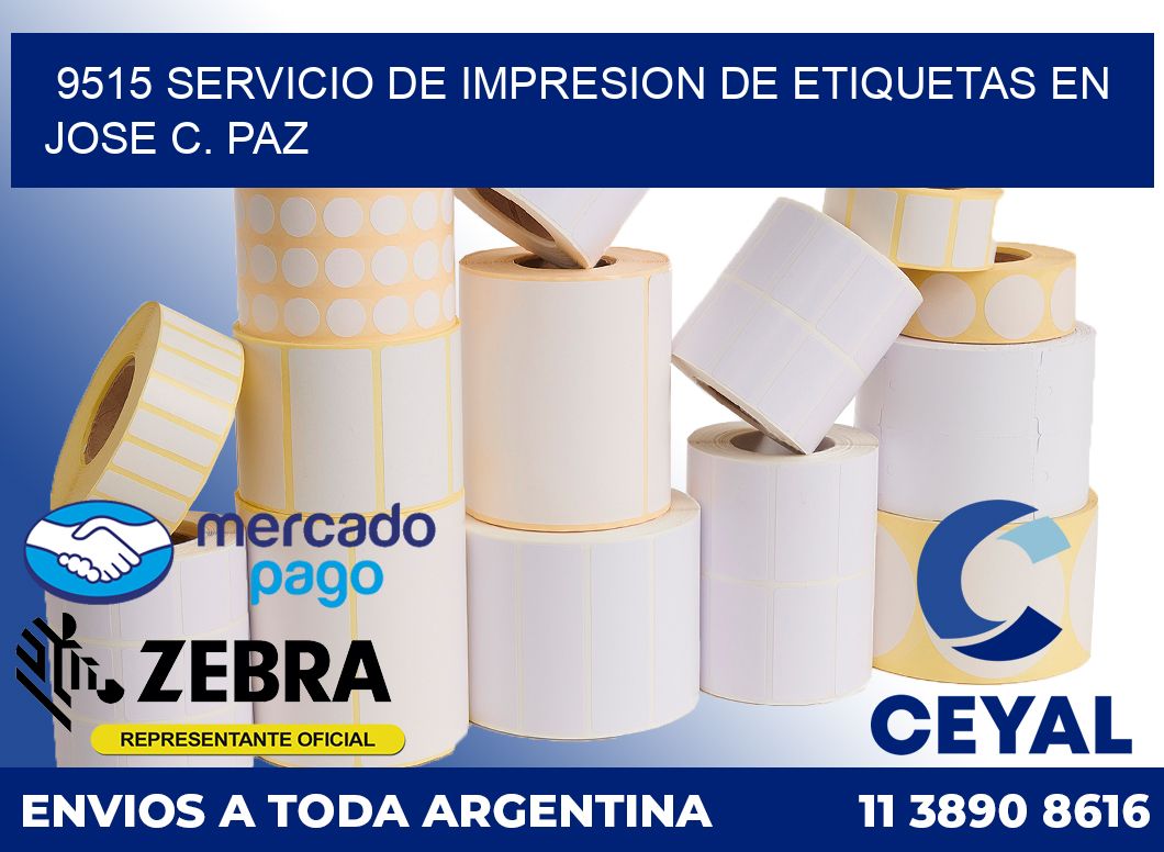 9515 SERVICIO DE IMPRESION DE ETIQUETAS EN JOSE C. PAZ