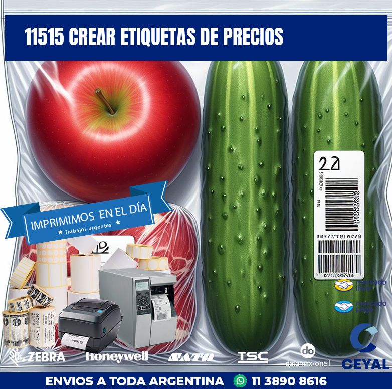 11515 CREAR ETIQUETAS DE PRECIOS