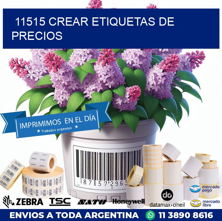 11515 CREAR ETIQUETAS DE PRECIOS