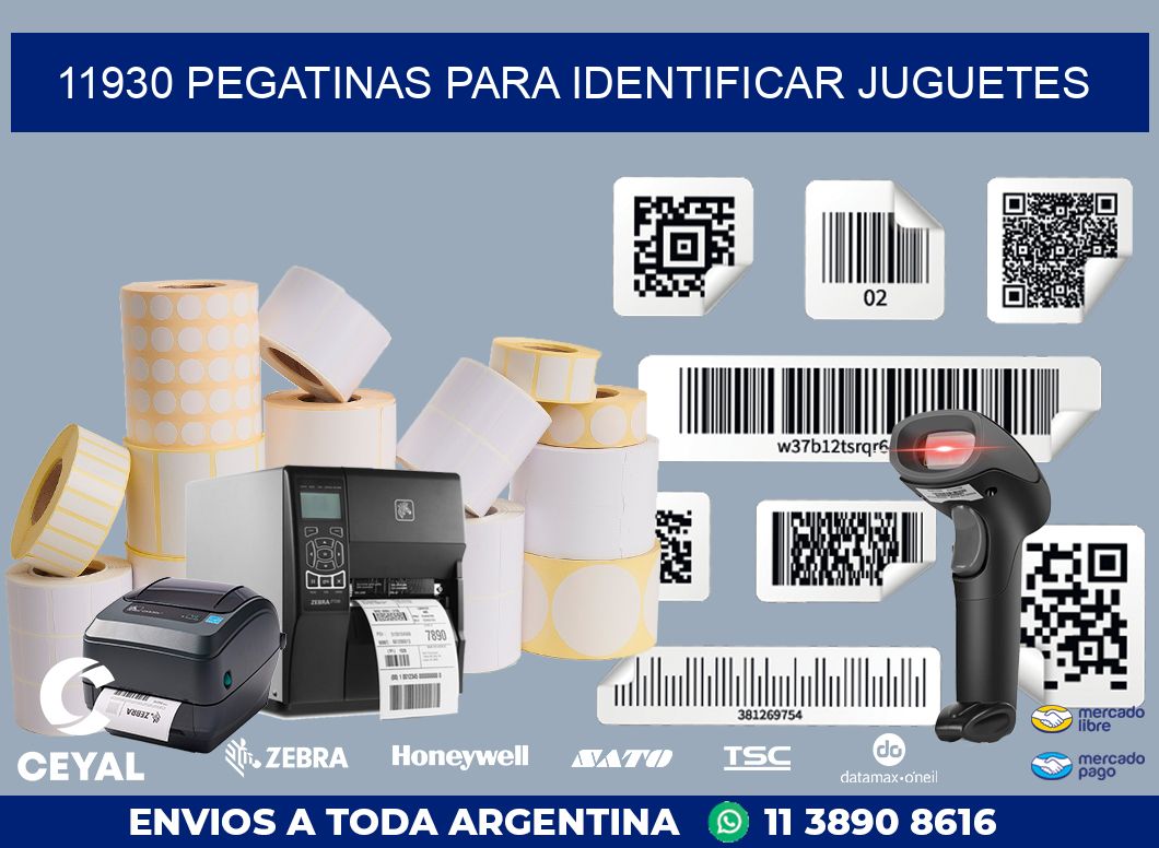 11930 PEGATINAS PARA IDENTIFICAR JUGUETES