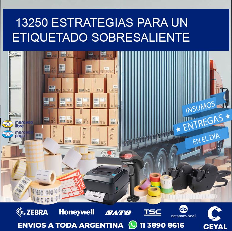 13250 ESTRATEGIAS PARA UN ETIQUETADO SOBRESALIENTE
