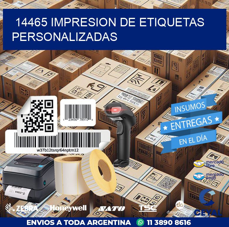 14465 IMPRESION DE ETIQUETAS PERSONALIZADAS