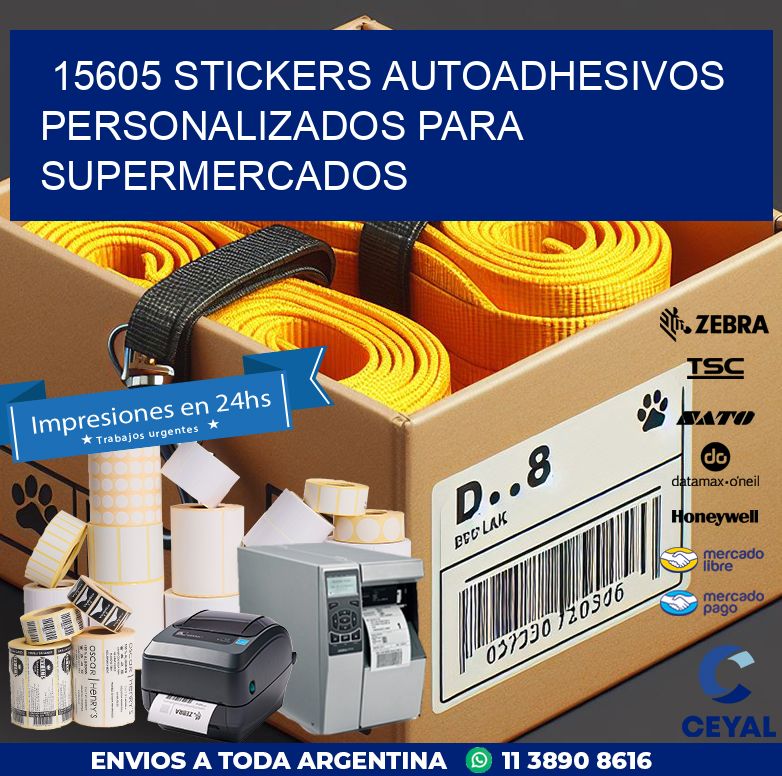 15605 STICKERS AUTOADHESIVOS PERSONALIZADOS PARA SUPERMERCADOS