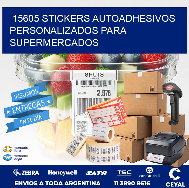 15605 STICKERS AUTOADHESIVOS PERSONALIZADOS PARA SUPERMERCADOS