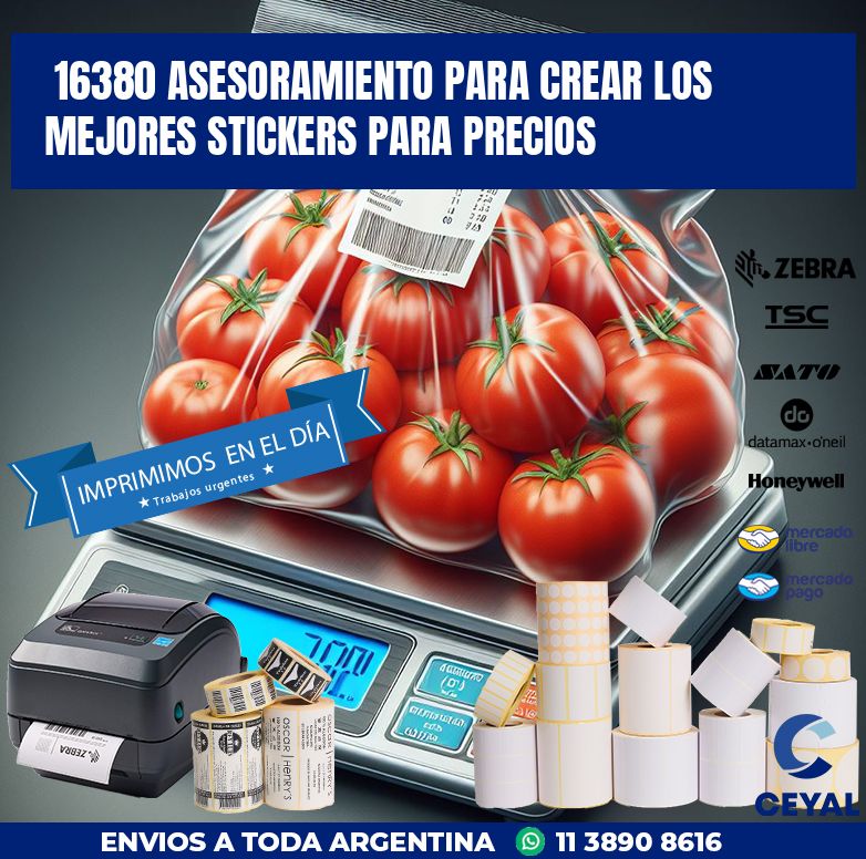 16380 ASESORAMIENTO PARA CREAR LOS MEJORES STICKERS PARA PRECIOS
