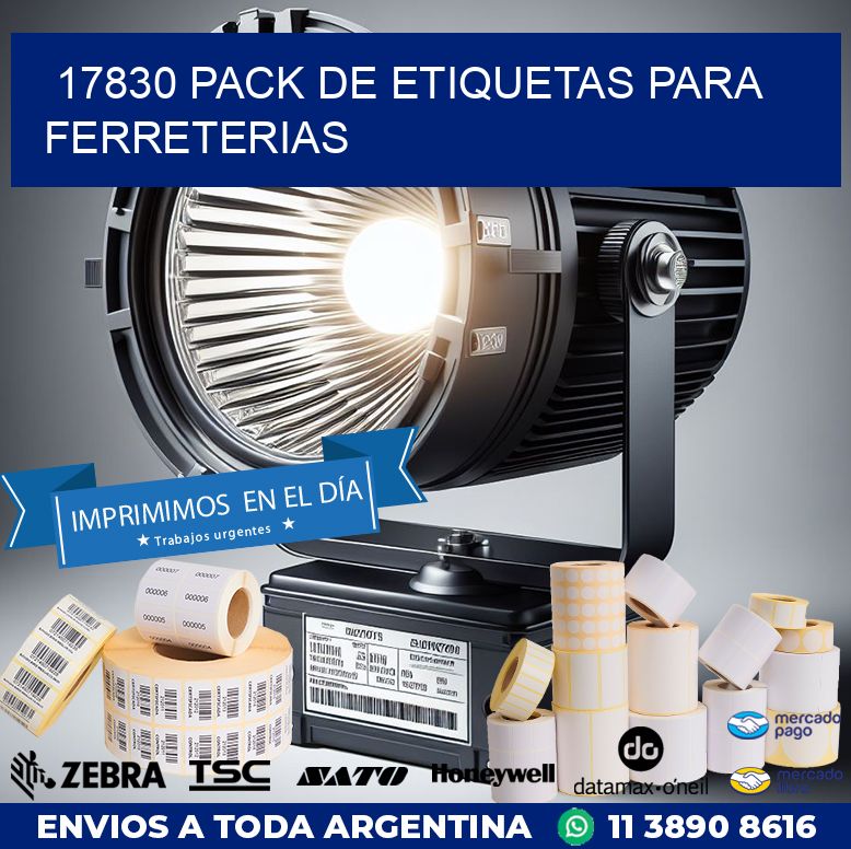 17830 PACK DE ETIQUETAS PARA FERRETERIAS