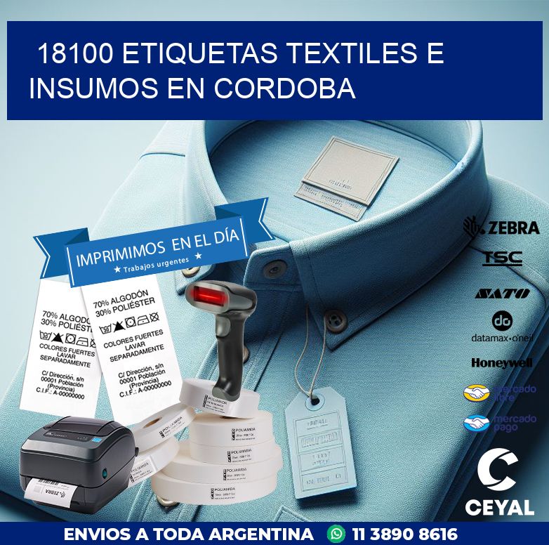 18100 ETIQUETAS TEXTILES E INSUMOS EN CORDOBA