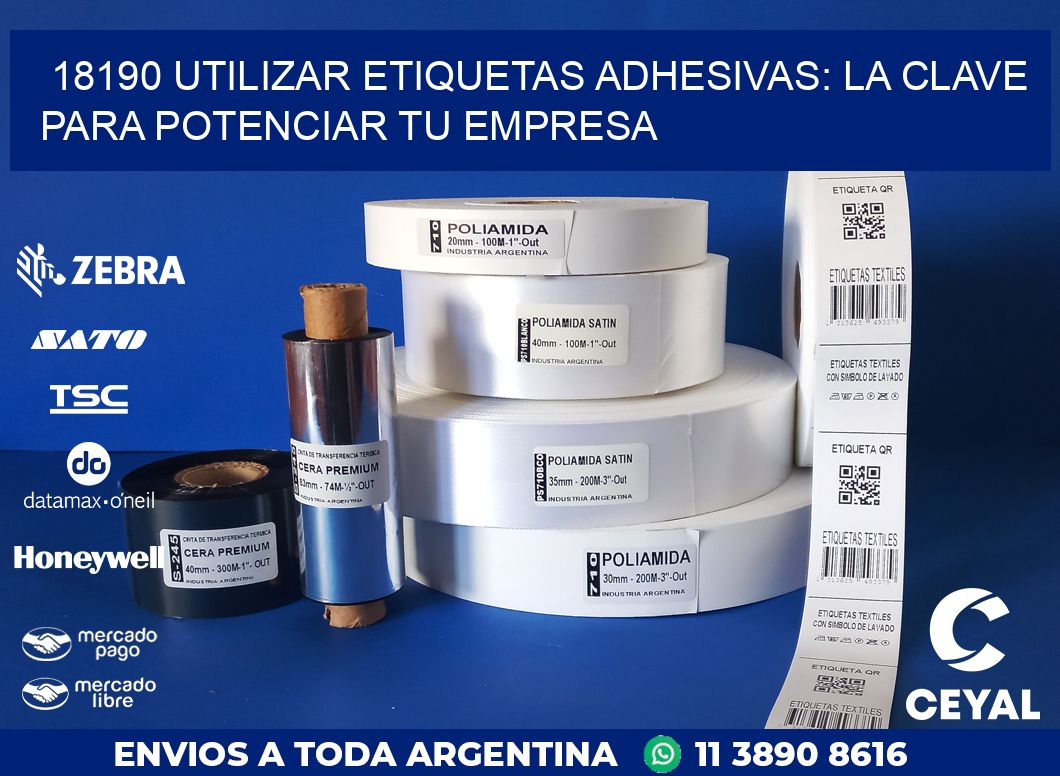 18190 UTILIZAR ETIQUETAS ADHESIVAS: LA CLAVE PARA POTENCIAR TU EMPRESA