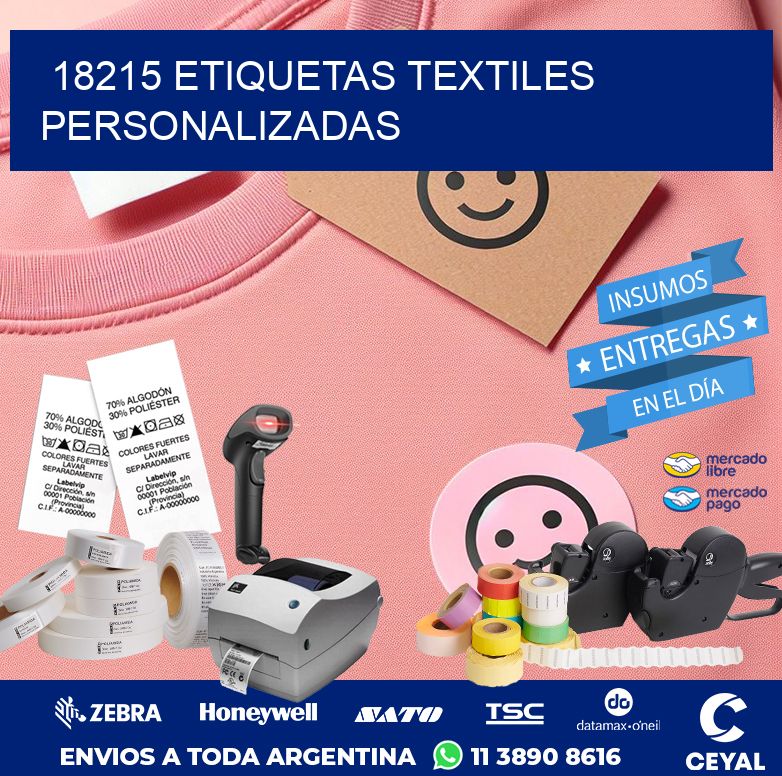 18215 ETIQUETAS TEXTILES PERSONALIZADAS