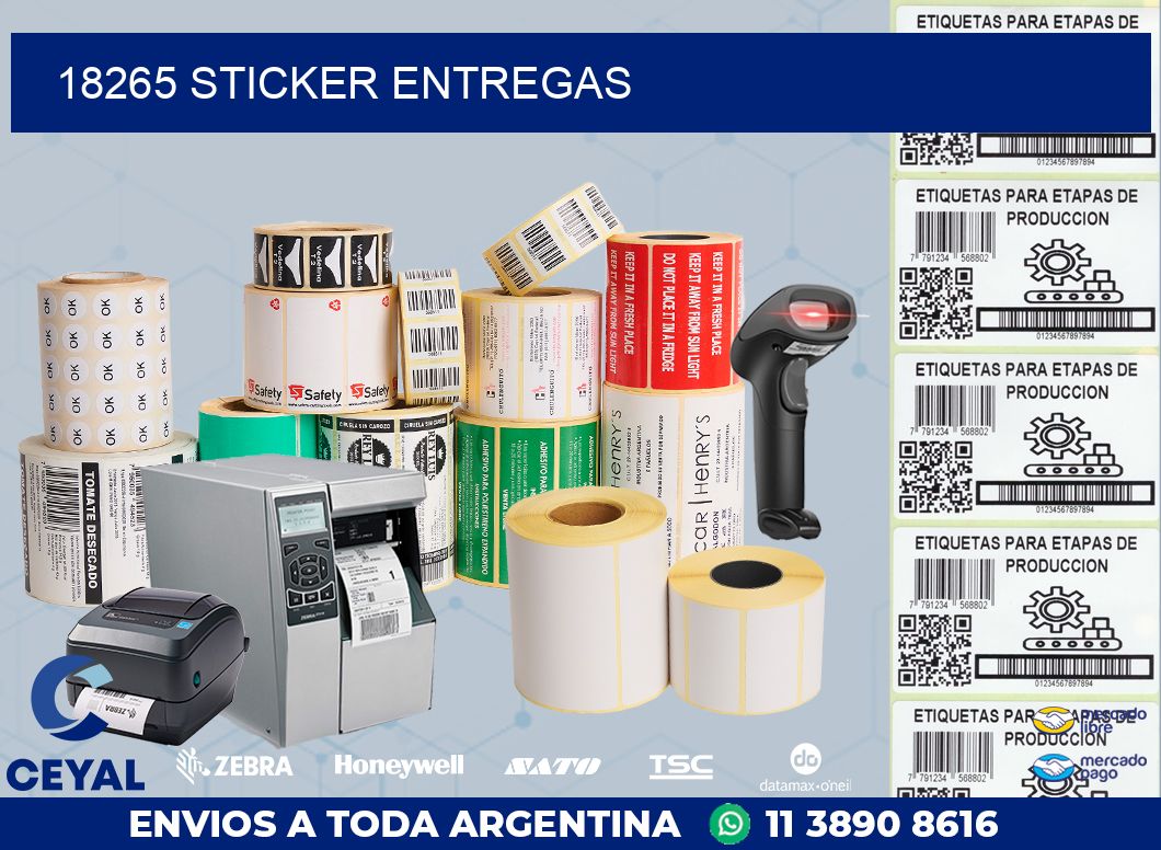 18265 STICKER ENTREGAS