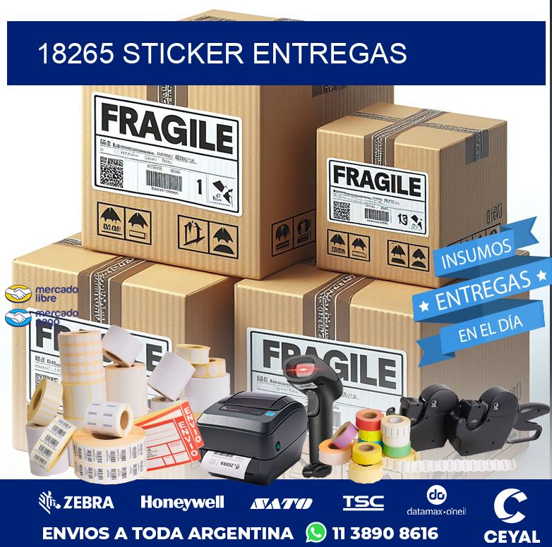 18265 STICKER ENTREGAS