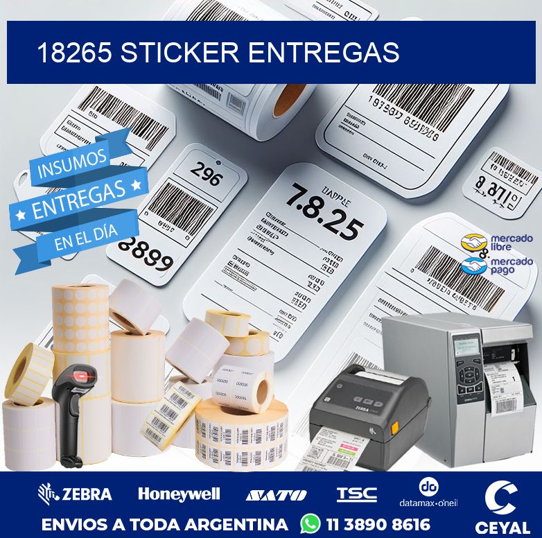 18265 STICKER ENTREGAS