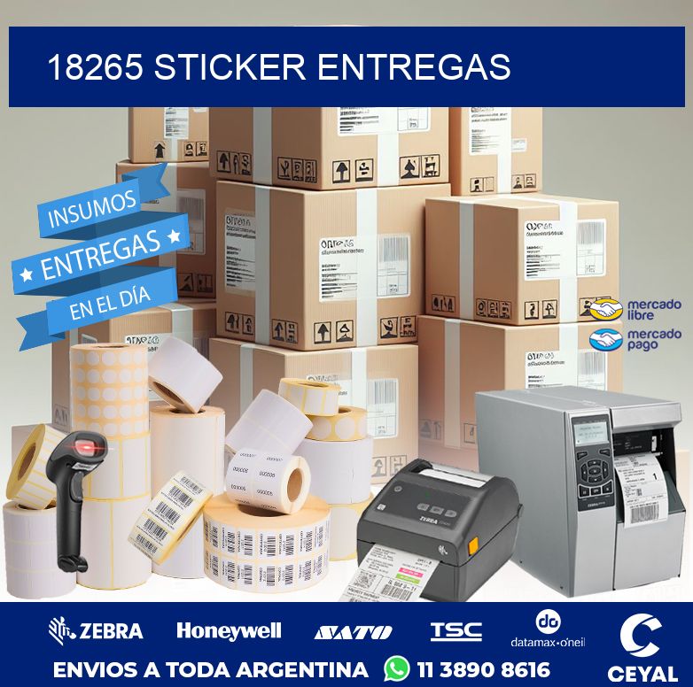 18265 STICKER ENTREGAS