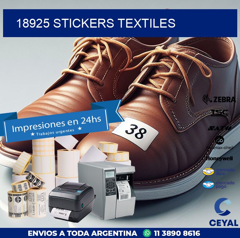 18925 STICKERS TEXTILES