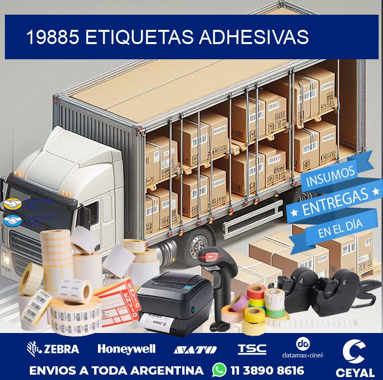 19885 ETIQUETAS ADHESIVAS